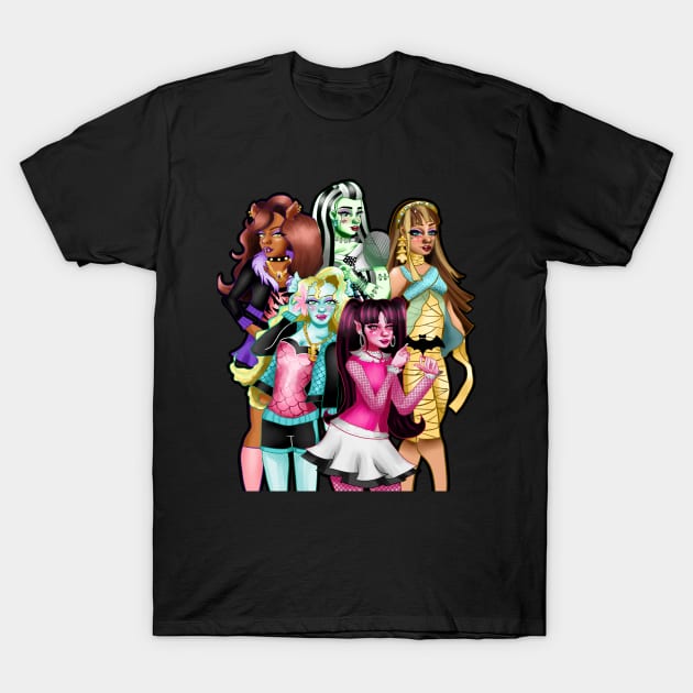 monster High T-Shirt by miriam-miranda